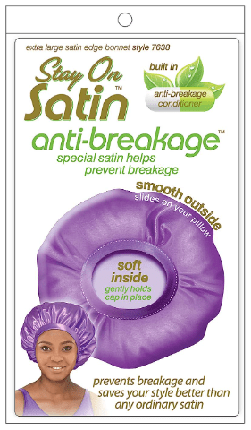 Stay On Satin Anti Breakage Satin Edge Bonnet Extra Large tempt