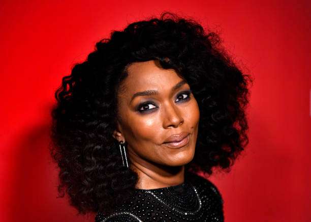 Angela Bassett's long locks hairstyle