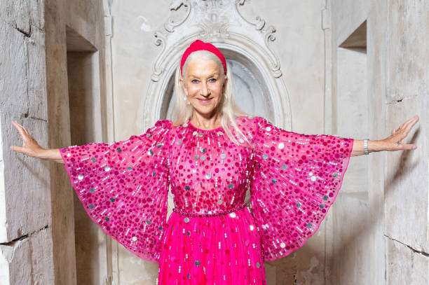 Helen Mirren's Pink Headband