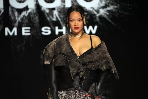 Rihanna's Latest Beat at the Louis Vuitton menswear show in Paris.